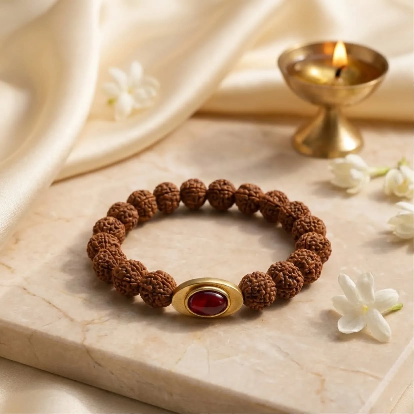 Natural Rudraksha Bracelet - Certified Original Rudraksha Bead